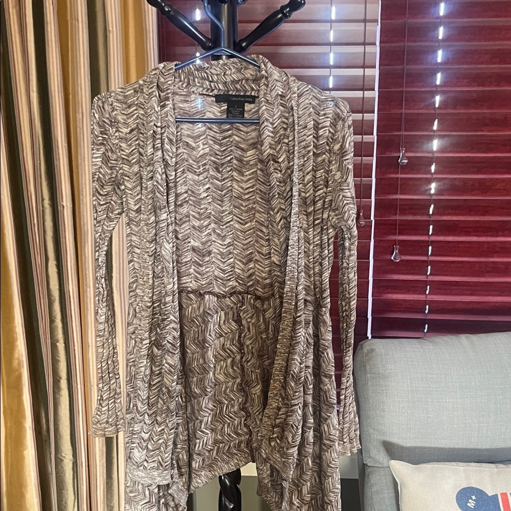 Calvin Klein Striped Knit Sweater